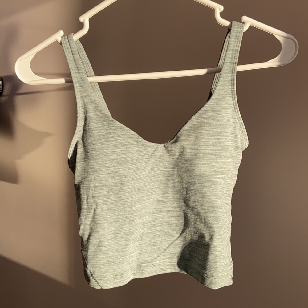 EUC lululemon align cropped tank top
